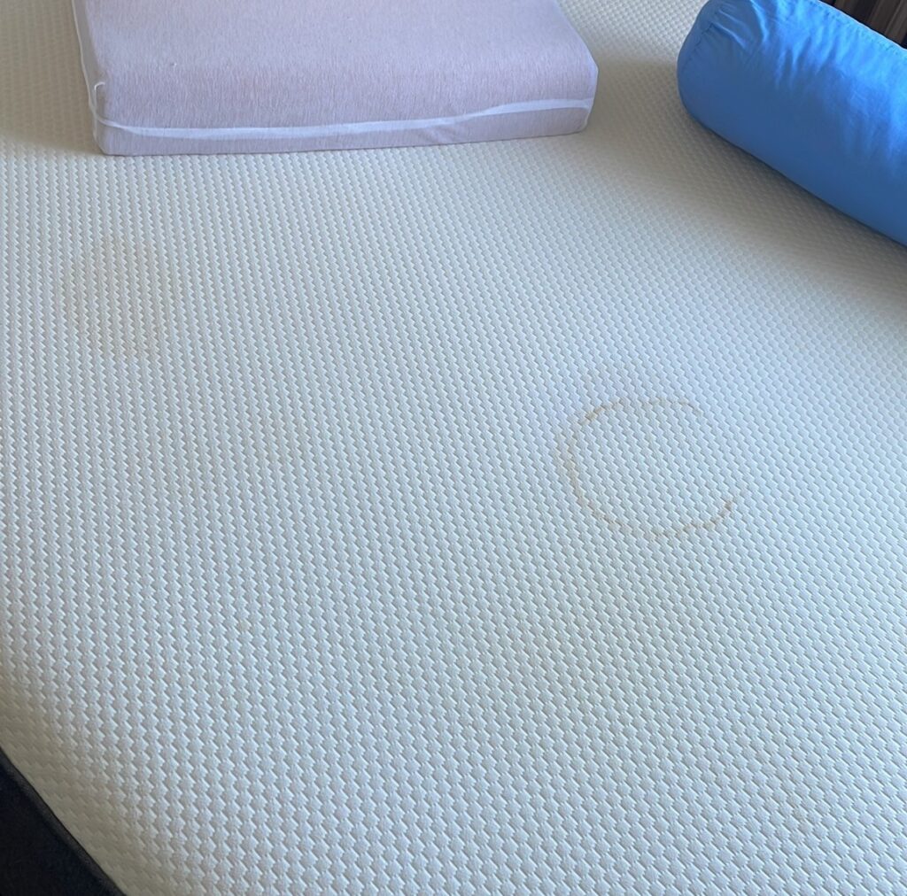 urine stain on mattress